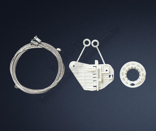 Smart Fortwo 1998-2007 Cam Kriko Teli Ön Sol Tamir Takımı