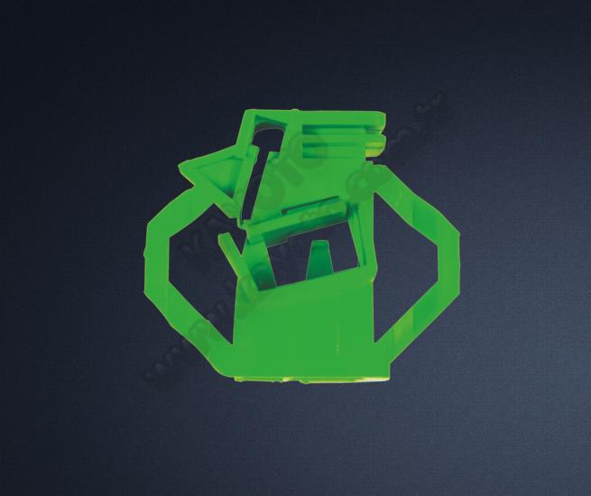 Octavia 1U 1996-2000 Cam Kriko Plastiği Yeşil Ön Sol